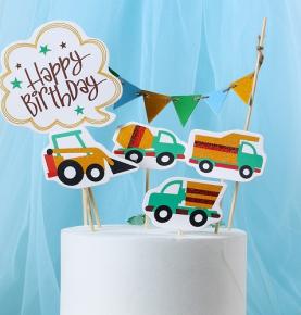 Boy cake topper set